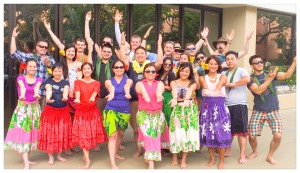 Mahalo, Hula Hula Entertainment!!! - Hamada/Lee wedding party 4/12/14